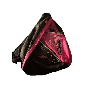 Vintage Y2K Hannah Montana Sling Bag- Pink And Black Collectible Item 90s Disney